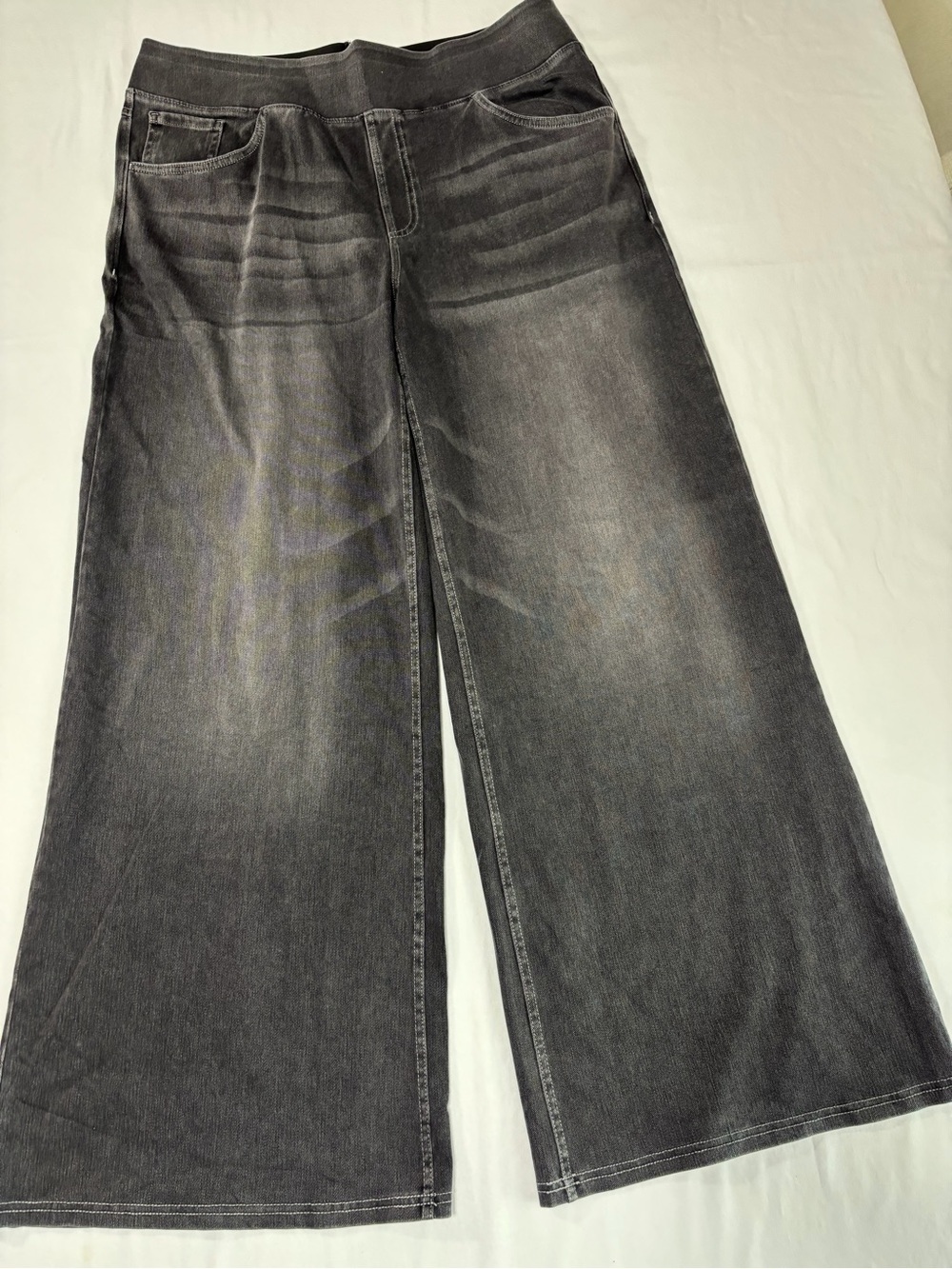 HALARA Black Stretch Wide Leg Pants
